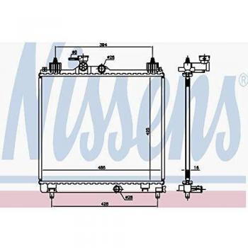 Nissens 606550 Refrigerantes Del Motor