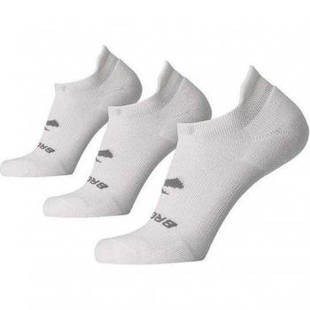 Calcetines de running Brooks Run-In No Show 3-Pack White, invisibles, pack de 3 pares