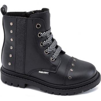 Botas de niña Pablosky con cremallera color negro 414115