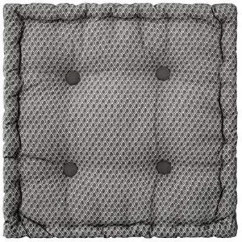 Cojín de Suelo Otto 40 x 40 cm Algodón Gris