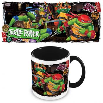 Taza Las Tortugas Ninja Mutant Mayhem Poses Cerámica 315 mls