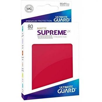 80 Copre la lettera standard Rosso Opaco Ultimate Guard