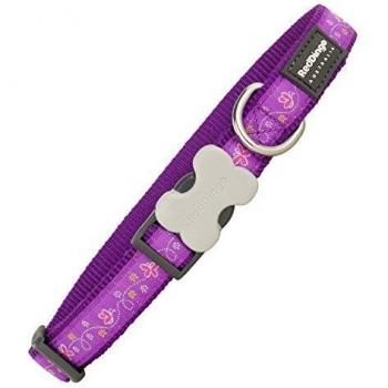 Red Dingo GmbH 9330725065772 Collar Perro Butterfly, XL, Morado