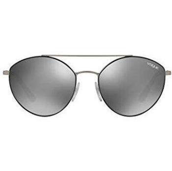 Vogue 0Vo4023S Gafas de Sol, Matte Black/Silver, 56 para Mujer