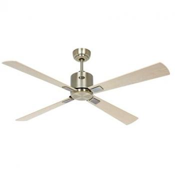 Ventilador de Techo CasaFan Eco Neo III 132cm con WiFi 944222W Motor Latón Antiguo y Aspas Reversibles Arce y Haya