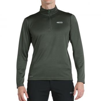 Camiseta +8000 Erro 830 Manga Larga Hombre Color Militar Verde Oscuro