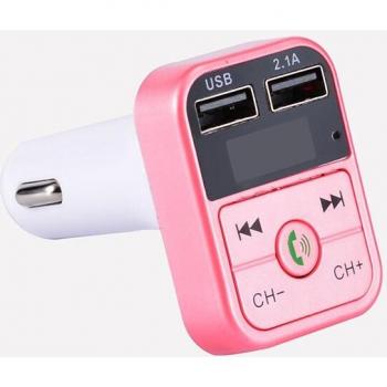 Reproductor MP3 Bluetooth para coche con manos libres, transmisor FM, cargador USB y modulador FM