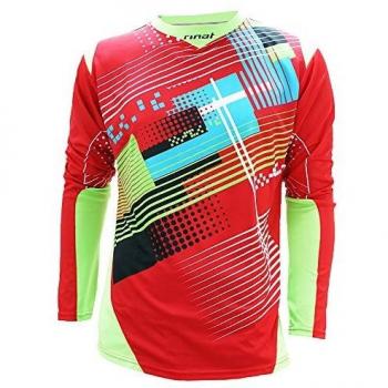 Rinat Kronos Jersey de Portero, Unisex Adulto, Rojo/Verde, AL