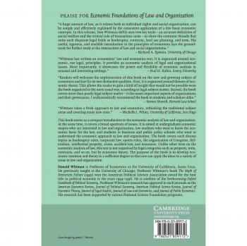 Fundamentos Económicos del Derecho y la Organización