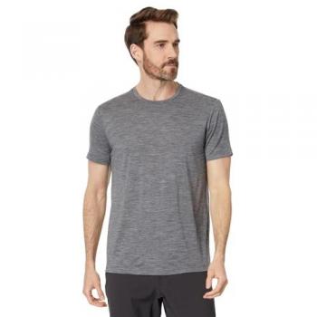 Camiseta de Manga Corta Icebreaker Merino 150 Tech Lite III para Hombre en Gritstone Heather