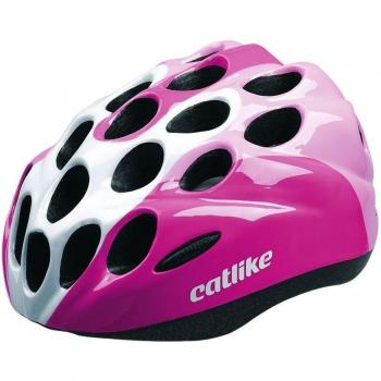 Catlike Kitten - Casco de ciclismo, color rosa / blanco brillo, talla S