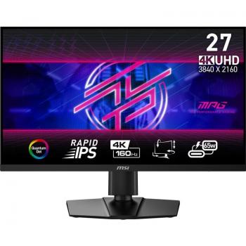 Monitor MSI MPG 274URF QD LCD Fast IPS UltraHD 4K 160Hz, pantalla de 27 pulgadas, resolución Ultra HD 4K (3840 x 2160), frecuencia de actualización de 160 Hz, tecnología