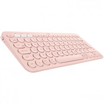 Teclado Logitech K380 Bluetooth QWERTY Rosa Multi-Dispositivo