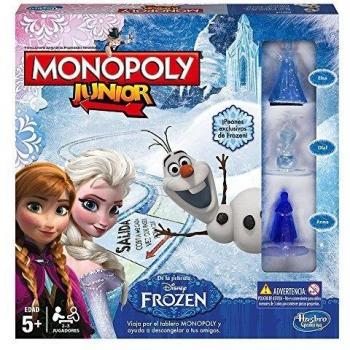 Hasbro - Juego de Mesa Monopoly Junior con diseño Frozen