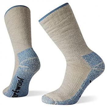Smartwool Calcetines Classic Mountaineer Maximum Cushion Crew beige azul mujer - M