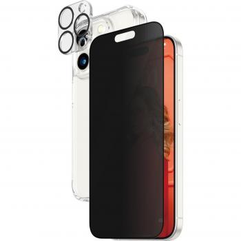 PanzerGlass 3 en 1 Pack de Privacidad y Protección para iPhone 15 Pro
