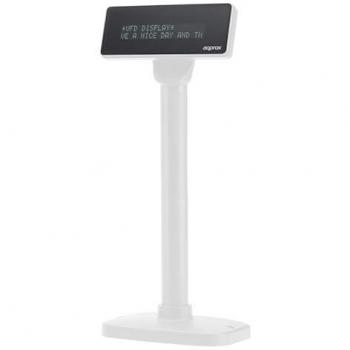 Visor TPV Approx appVFD01WH - Monitor de 2 líneas, conexión USB, diseño elegante y funcional para puntos de venta