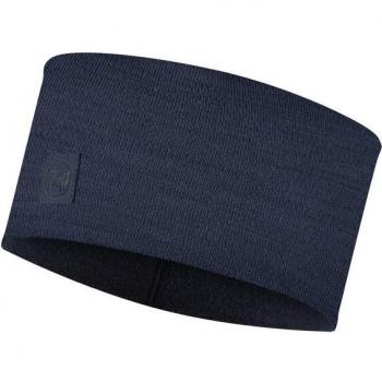 Cinta para la cabeza Buff Solid Denim Unisex Merino Wide