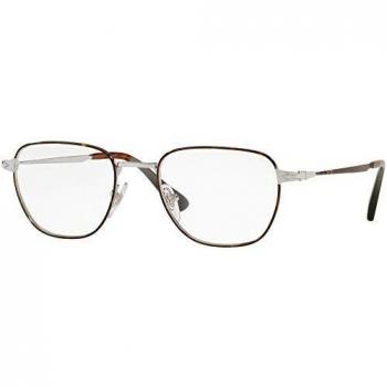 Persol 0PO2447V Monturas de gafas, Ovaladas, 52, Havana/Silver