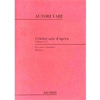 Famous Opera Arias Volume 5 for Baritone and Piano