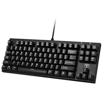 Teclado Mecánico Topop. Teclado para gamers, sistema anti-ghosting, resistente al agua para gaming MineCraft, World of Warcraft, League of Legends, Counter-Strike, Diablo III... Domina el juego.