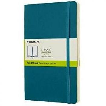 Libreta Moleskine Classic Grande Tapa Blanda Páginas Lisas Azul Arrecife