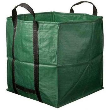 Nature Bolsa de Basura para Jardín Cuadrada Verde 252 L, dimensiones 53 x 53 x 53 cm, 70 x 68 x 68 cm, 70 x 60 x 60 cm
