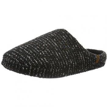 ESPRIT Grobi Knit, Pantuflas para Hombre, Negro, 44 EU