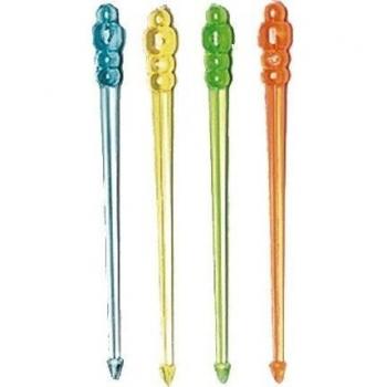 Party-Picker 40St.Plastik farbig sortiert