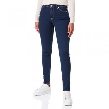 Jeans Gant Super Stretch Slim Fit Azul Oscuro Roto 27 para Mujer