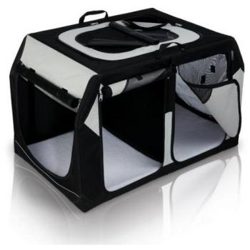 Transportín Doble Vario para Mascotas de Nylon Plegable Modelo 28173