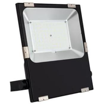 Foco Proyector LED 60W 120 lm/W IP65 HE Slim PRO Asimétrico 70ºx155º Regulable TRIAC 4000K Blanco Neutro