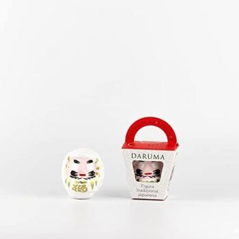 Japón no Yokan Daruma Mediano 6,5 cm Blanco
