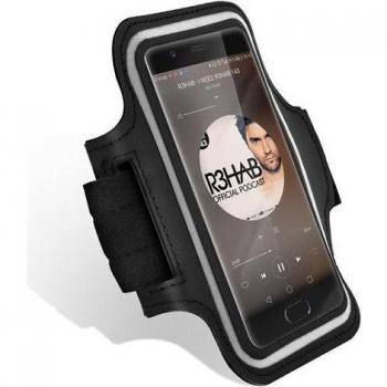 Brazalete Deportivo Táctil para Smartphone de 5,2'' en Neopreno - Negro