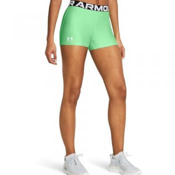 Under Armour Pantalones Cortos Heatgear Authentics 3 Verde Matriz/Blanco X-Small