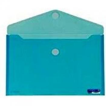 Office Box 90426 - Sobre plastico A5 com cierre de velcro, color translucido azul