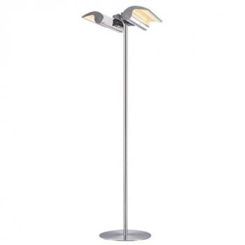 Estufa Infrarroja de Pie Doble Calefactor 4000W con Control Remoto y Curva Reflectante Orientable