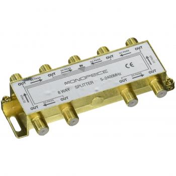 Monoprice 8 Vías Divisor coaxial