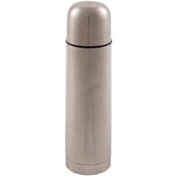 Fox Outdoor - Termo de Acero Inoxidable con tapón de Rosca Plata Plata Talla:1 Liter