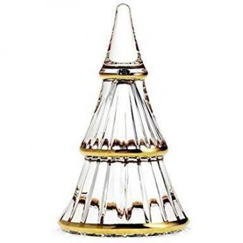 Rosendahl Fairytales Christmas Tree Clear with Gold Large - Árbol de Navidad de cristal