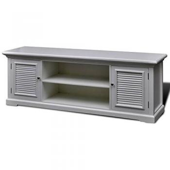 vidaXL Mueble TV de Madera, Blanco
