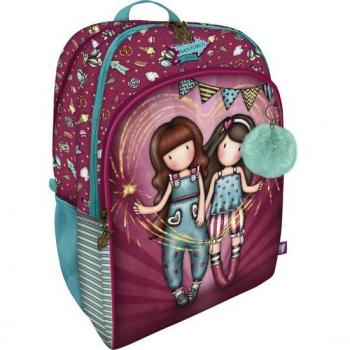 Mochila Escolar Gorjuss Fireworks Granate