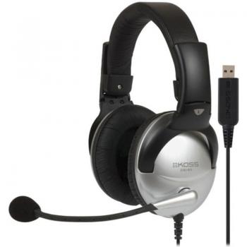 Koss SB45 USB Over-Ear Gaming Headset with Noise-Cancelling Microphone, High-Quality Sound, Foldable Design