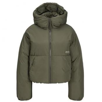 JJXX Women's Regular Fit Puffer Jacket in Grape Leaf, Size XL