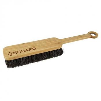 Cepillo de Madera de Bambú y Abrebotellas KGUARD - Limpia Polvo y Arena, Diseño ergonómico y sostenible para Deportes acuáticos (Surf, Sup, Kitesurf, Foil...)