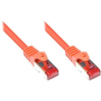 Cable de red Cat6 S/FTP 3m Naranja con protección antienganche RNS, PiMF, 250MHz