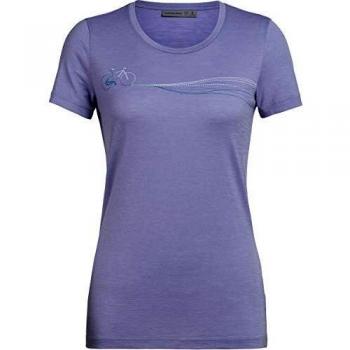 Icebreaker 150 Tech Lite - Camiseta de manga corta para mujer, primavera/verano, Mujer, color Orchid., tamaño medium