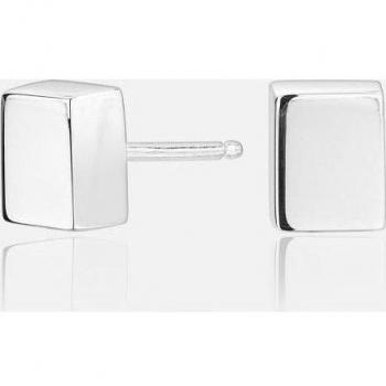 Pendientes Cube Cuadrado ITEMPORALITY SEA-100-047-UU Mujer plata