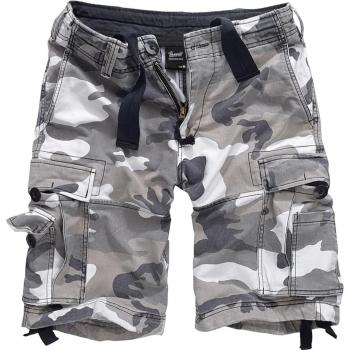 Brandit Vintage Shorts - Men's Urban Snow Camo XL