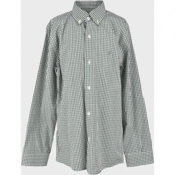 Camisa de niño de cuadros y manga larga
